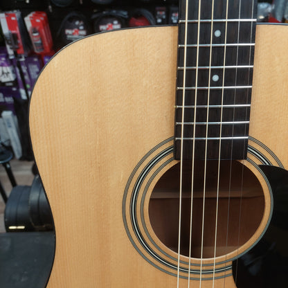 2019 Jasmine S35-U Acoustic Guitar - Natural SN# SI19050866 "Sold As Is" (Has Slightly Lifting Bridge No Warranty)