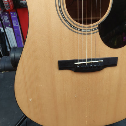 2019 Jasmine S35-U Acoustic Guitar - Natural SN# SI19050866 "Sold As Is" (Has Slightly Lifting Bridge No Warranty)