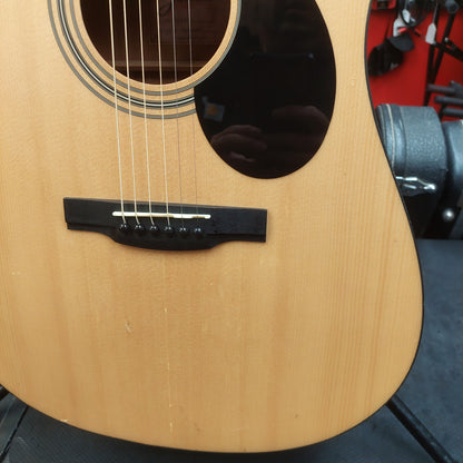 2019 Jasmine S35-U Acoustic Guitar - Natural SN# SI19050866 "Sold As Is" (Has Slightly Lifting Bridge No Warranty)