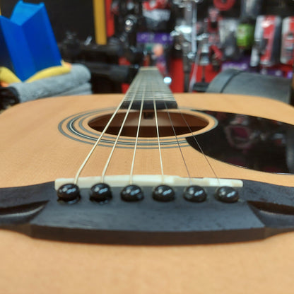 2019 Jasmine S35-U Acoustic Guitar - Natural SN# SI19050866 "Sold As Is" (Has Slightly Lifting Bridge No Warranty)