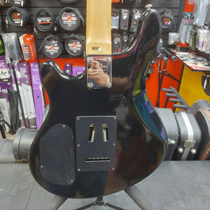 1998 Washburn Maverick Series BT-4/BK Electric Guitar w/ Grover Tuners - Black SN# I801120599