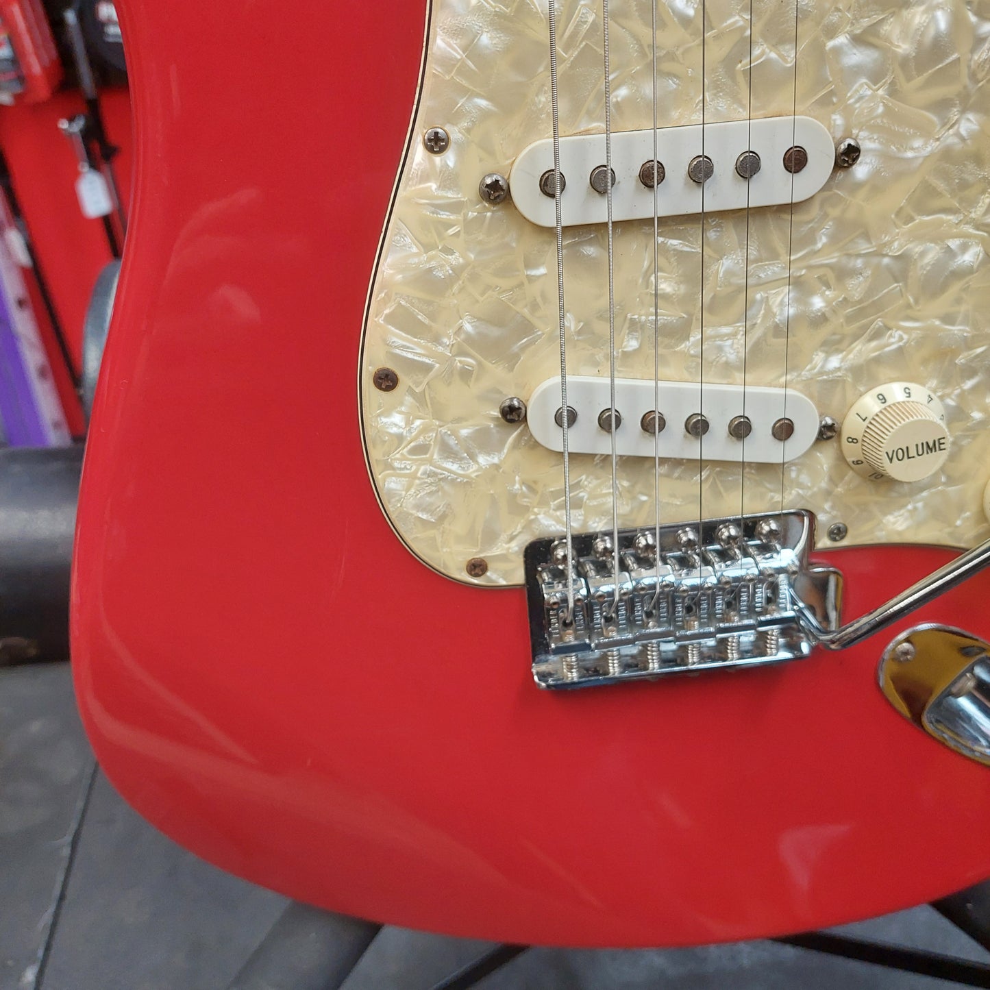 1994 Fender Standard Stratocaster Rosewood Fingerboard - Torino Red SN# FN203686
