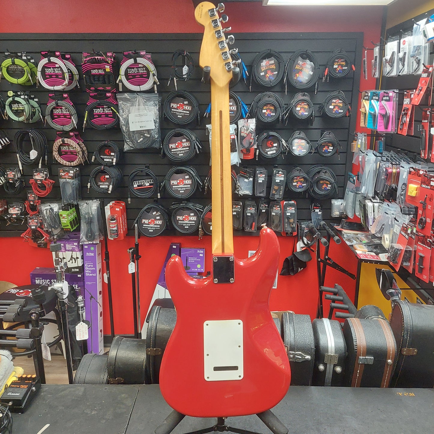 1994 Fender Standard Stratocaster Rosewood Fingerboard - Torino Red SN# FN203686