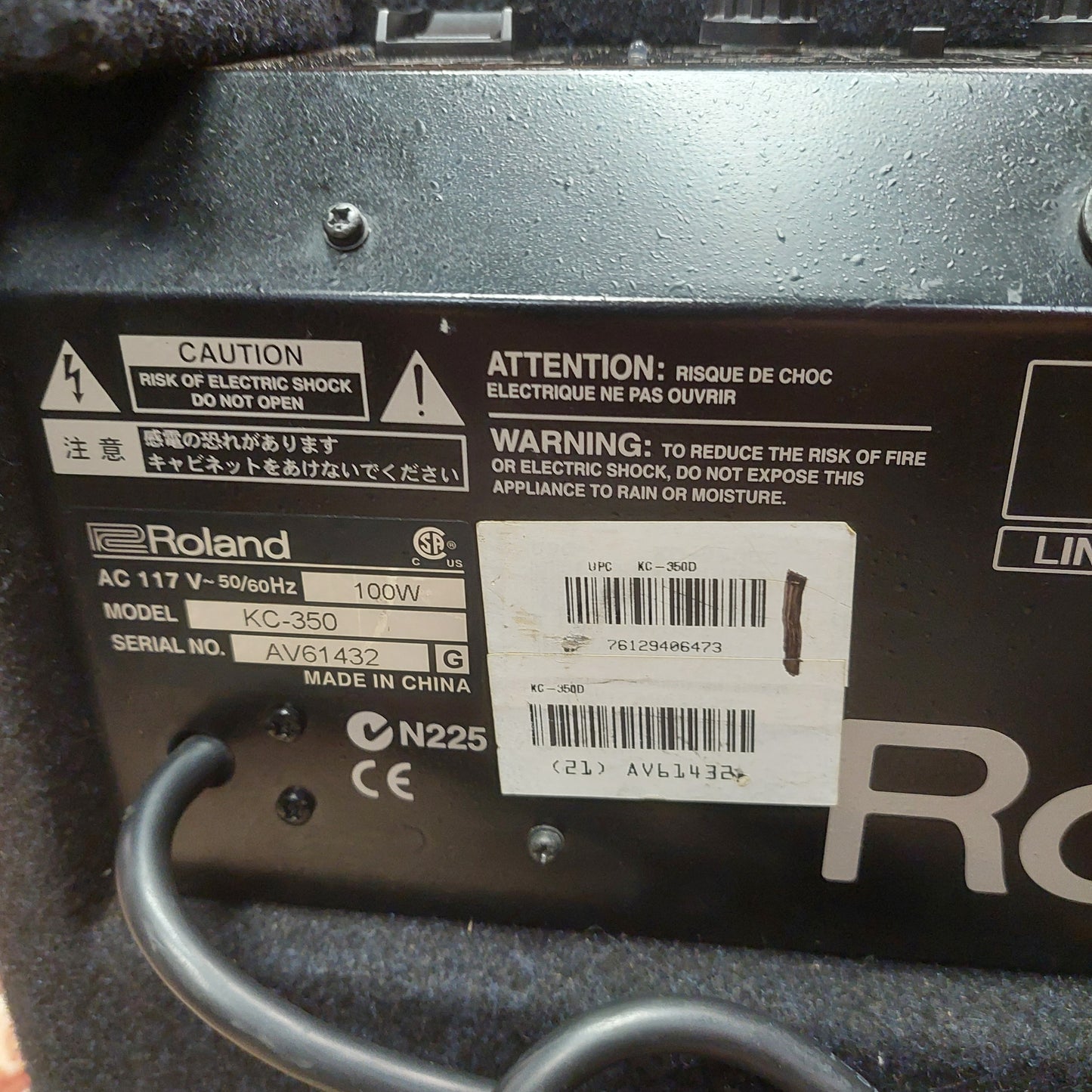 2010's Roland KC-350 Keyboard Amp, 12” Speaker - 180 Watts "Made In China" SN# AV61432