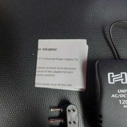 Hosa ACD-477 AC UNIVERSAL POWER ADAPTOR SELECTABLE VDC 1.2A (Open Box)