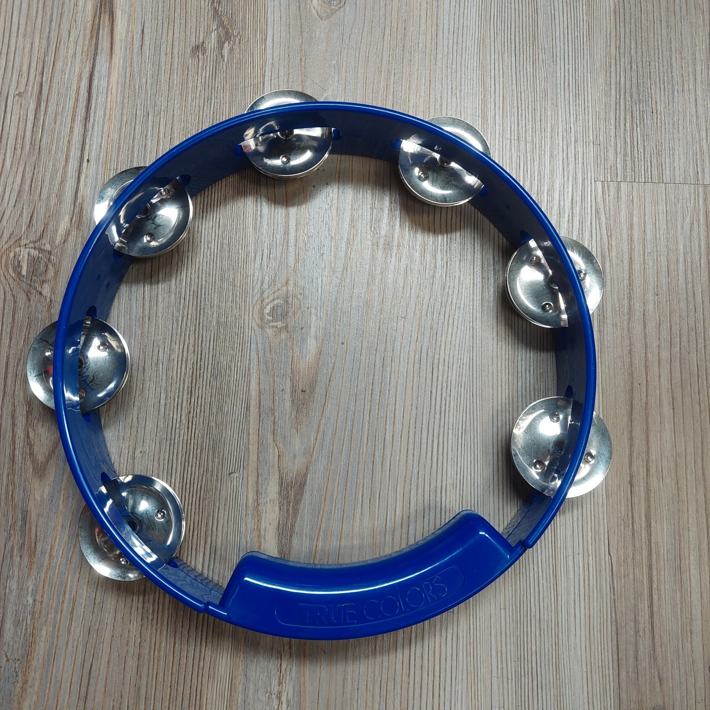 Rhythm Tech True Colors Tambourine 8 Inch - Cobalt Blue (USED)