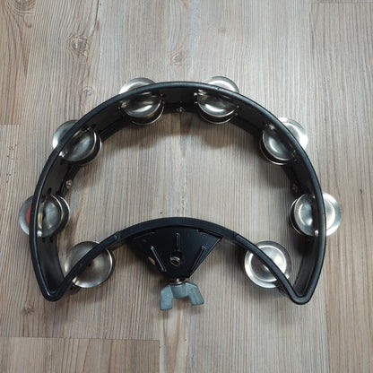 Rhythm Tech DST Drum Set Tambourine - Black (USED) "Made In USA"