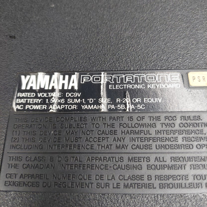 1999 Yamaha DJX (PSR-D1) 61-Key Synthesizer Keyboard w/ Power supply (USED) SN# 9900015