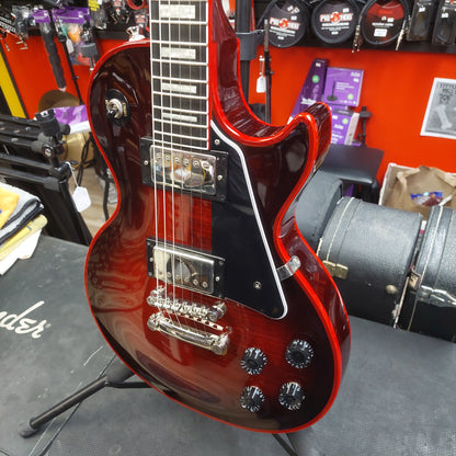 2025 Epiphone Les Paul Custom Widow Electric Guitar - Red Burst w/ Grover Tuners SN# 25051525741