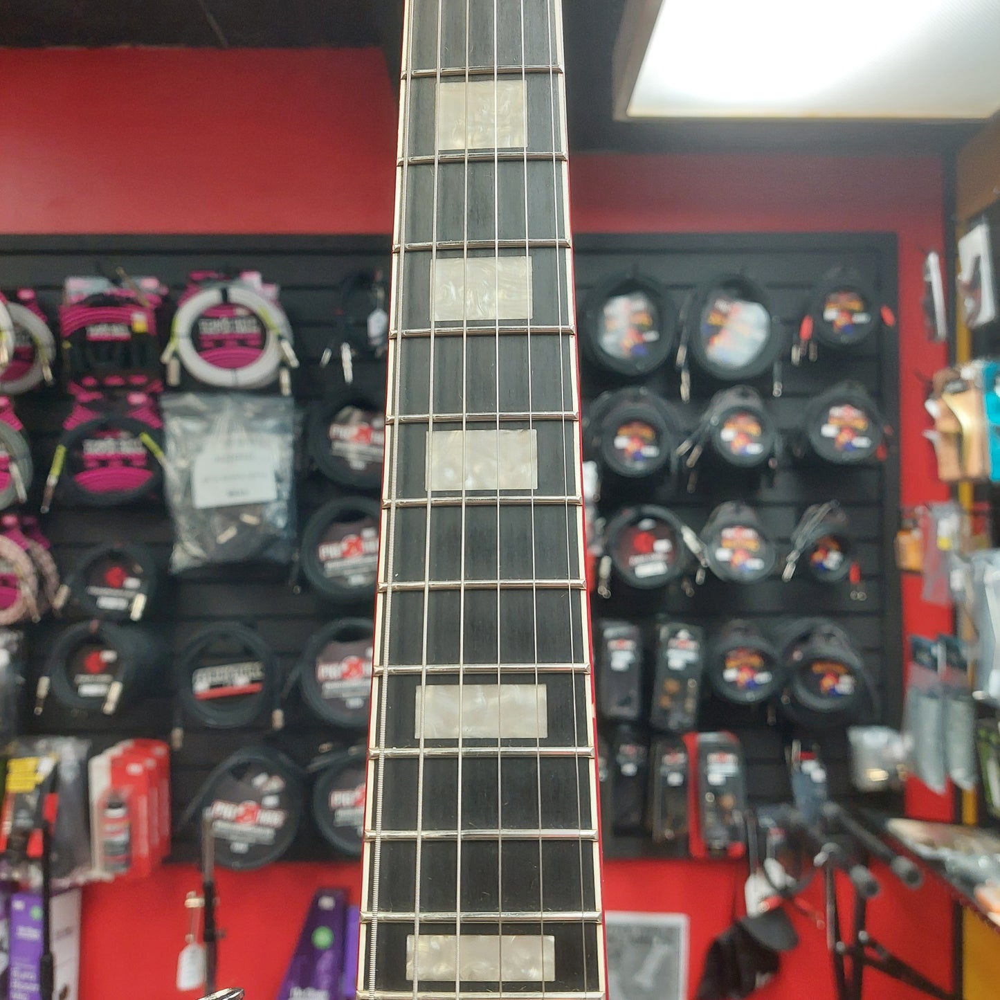 2025 Epiphone Les Paul Custom Widow Electric Guitar - Red Burst w/ Grover Tuners SN# 25051525741