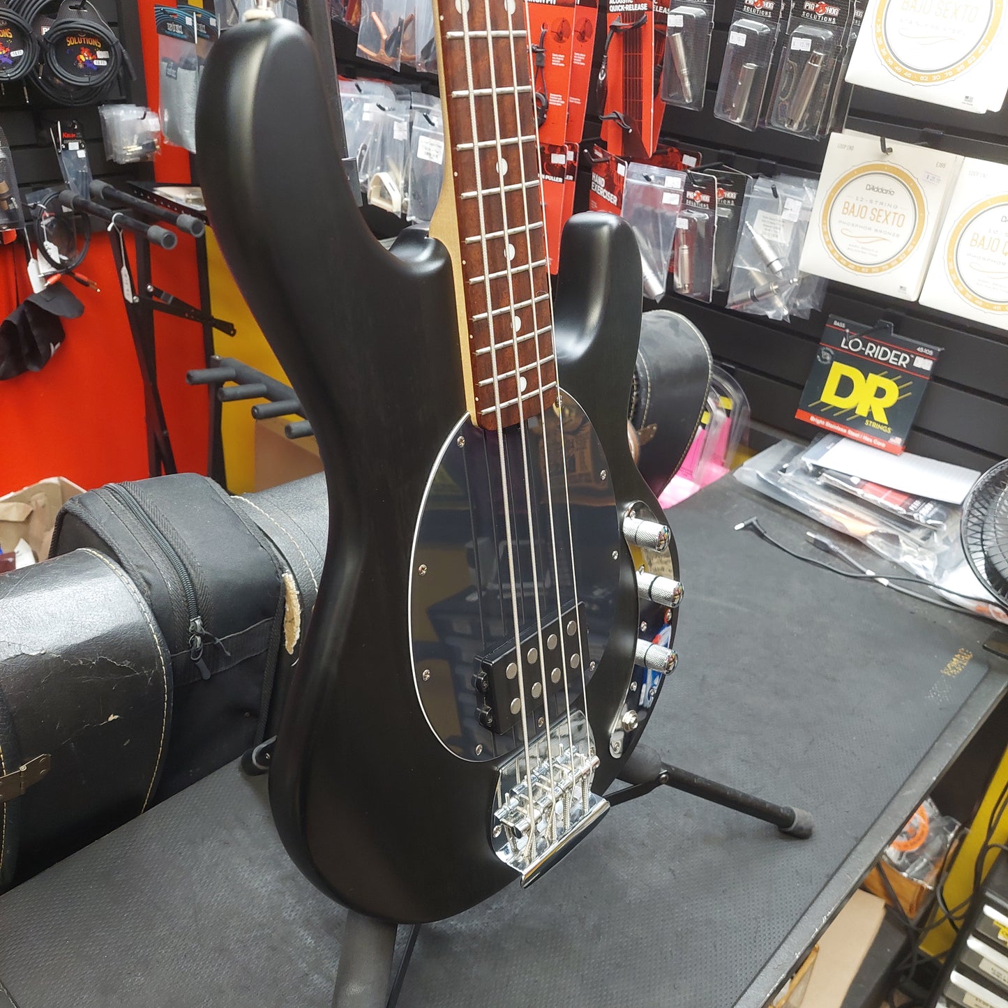 2021 Sterling by Music Man SUB Series StingRay RAY4 4-String Electric Bass - Black SN# B115600