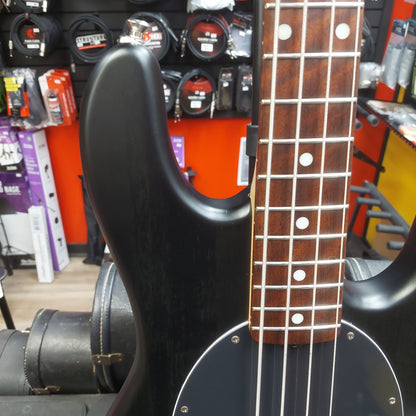2021 Sterling by Music Man SUB Series StingRay RAY4 4-String Electric Bass - Black SN# B115600