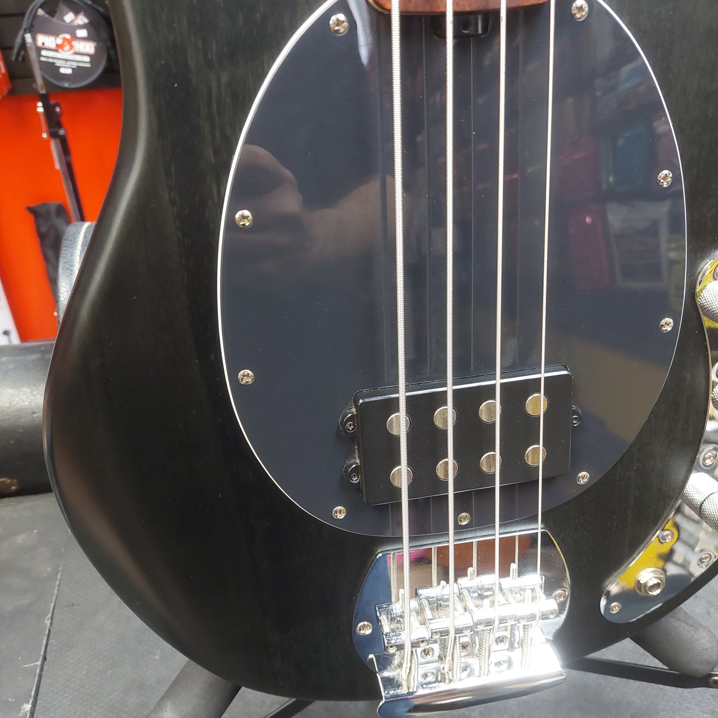 2021 Sterling by Music Man SUB Series StingRay RAY4 4-String Electric Bass - Black SN# B115600