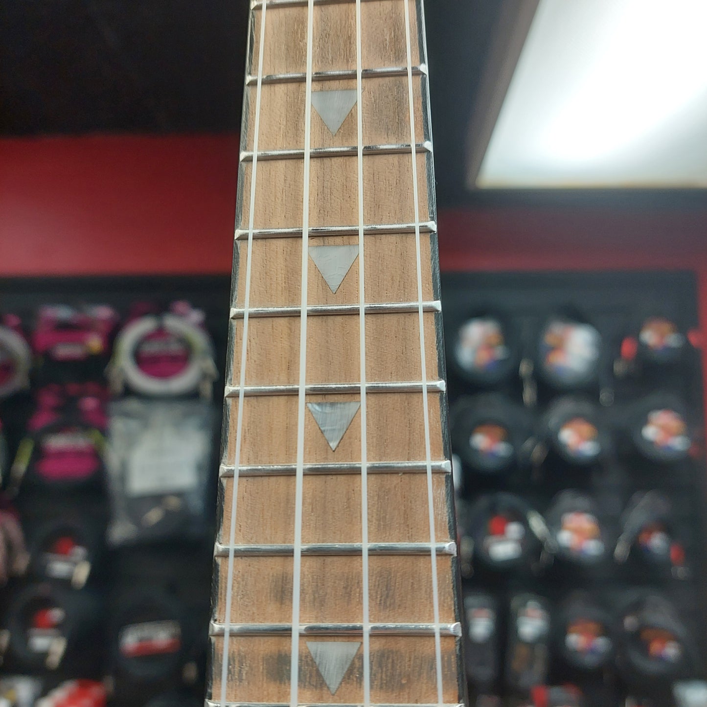 LUNA UKE VMS EL, Soprano Ukulele Acoustic/Electric w/ Built In Tuner - Natural Finish SN# XY211000967