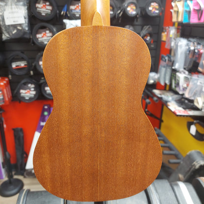 LUNA UKE VMS EL, Soprano Ukulele Acoustic/Electric w/ Built In Tuner - Natural Finish SN# XY211000967