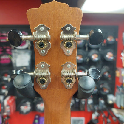 LUNA UKE VMS EL, Soprano Ukulele Acoustic/Electric w/ Built In Tuner - Natural Finish SN# XY211000967