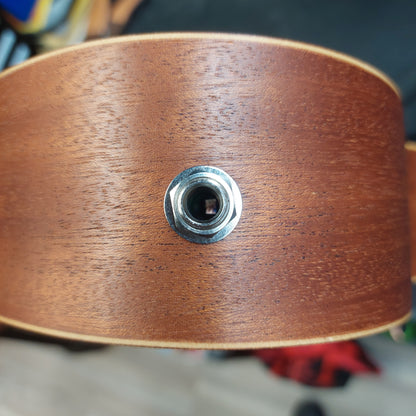LUNA UKE VMS EL, Soprano Ukulele Acoustic/Electric w/ Built In Tuner - Natural Finish SN# XY211000967