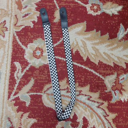 Ukulele Strap Checkers - Black/White (USED)