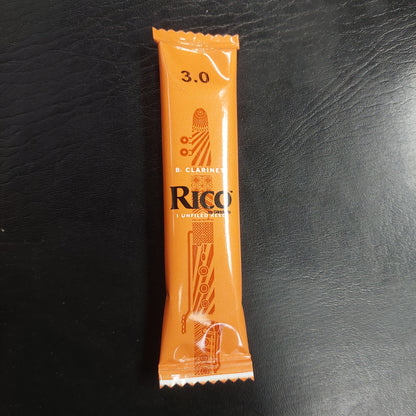 Rico Bb Clarinet Reed 3.0 - Single