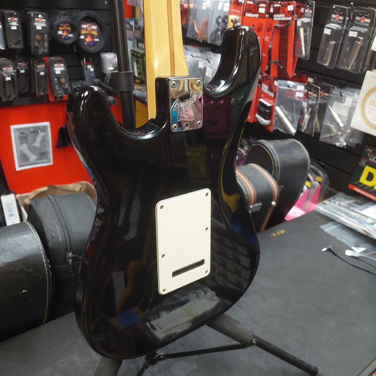 1993 Fender Stratocaster Plus Rosewood Fretboard - Black Gloss w/ Fender-Lace Sensor Pickups & Locking Tuners SN# N3114074 "Made In USA"