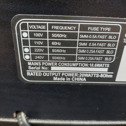Glarry GB-20 Bass Amplifier 20 Watts, 1x6.5" Speaker (USED)