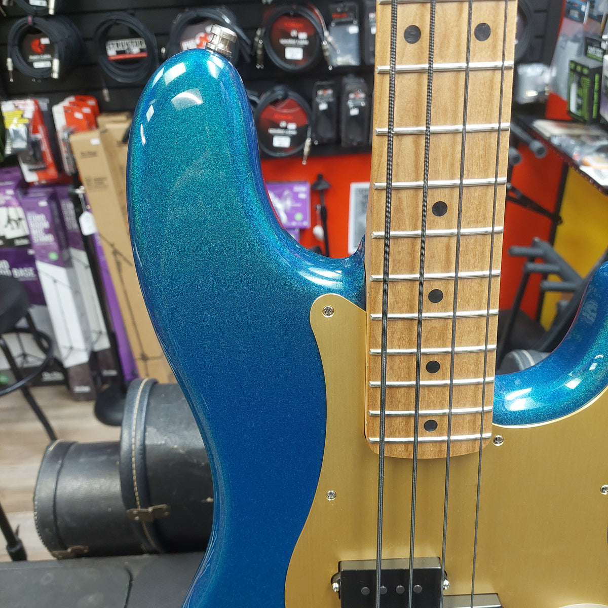 2025 Fender Limited Edition American Ultra II Precision Bass, Roasted Maple Fingerboard - Aurora SN# US25028621 "No Case Included"