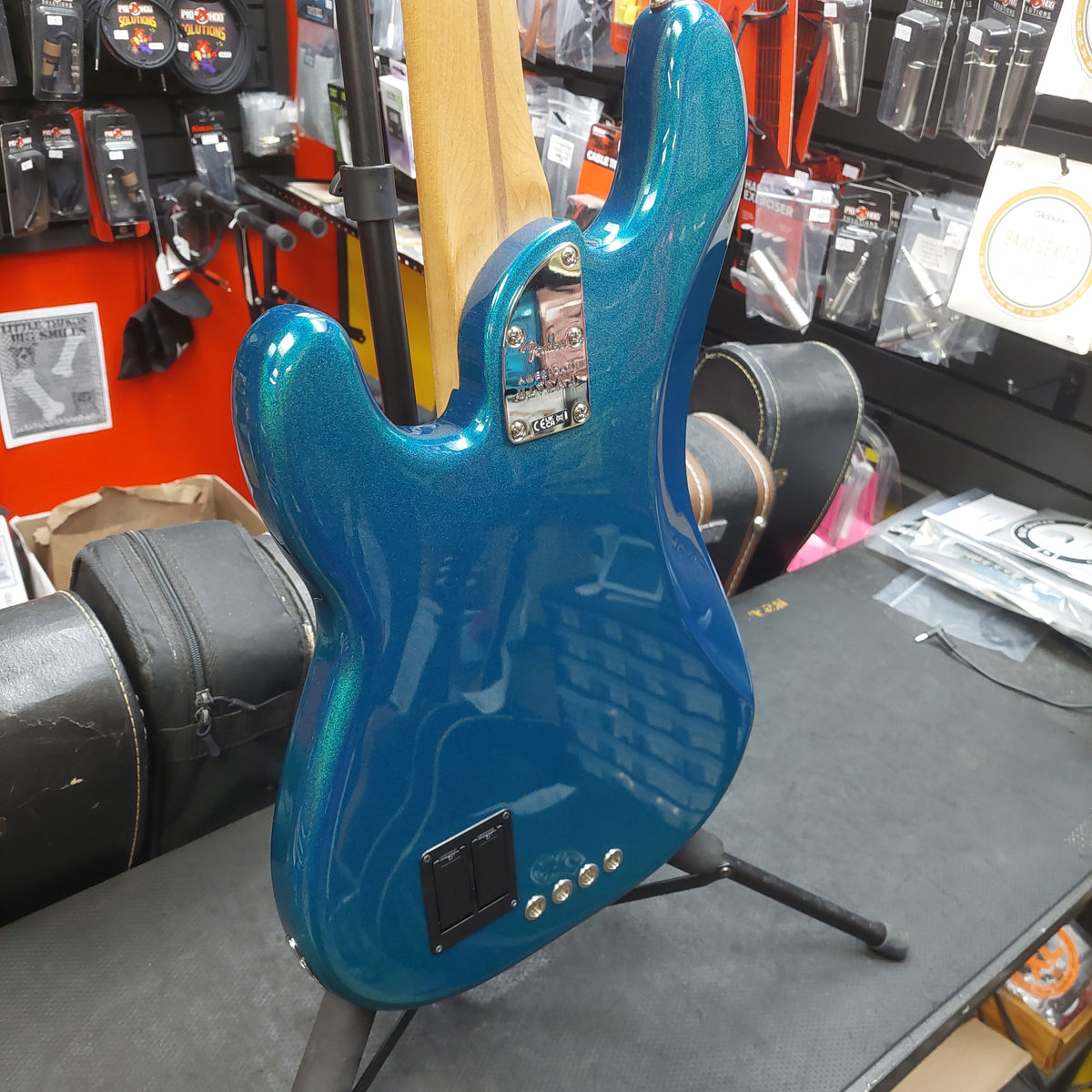 2025 Fender Limited Edition American Ultra II Precision Bass, Roasted Maple Fingerboard - Aurora SN# US25028621 "No Case Included"