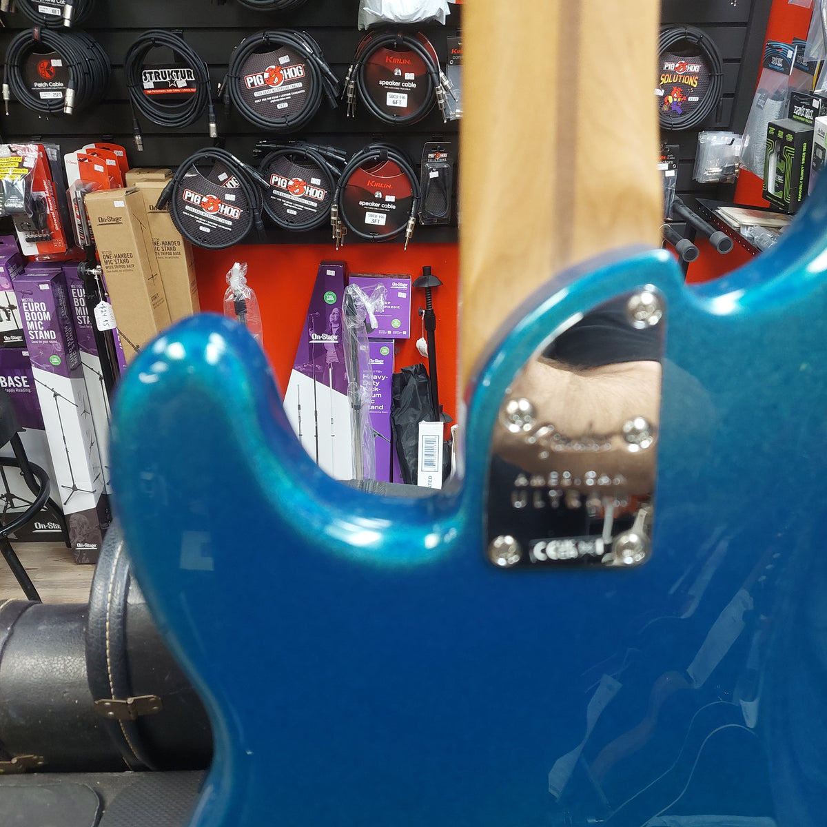 2025 Fender Limited Edition American Ultra II Precision Bass, Roasted Maple Fingerboard - Aurora SN# US25028621 "No Case Included"