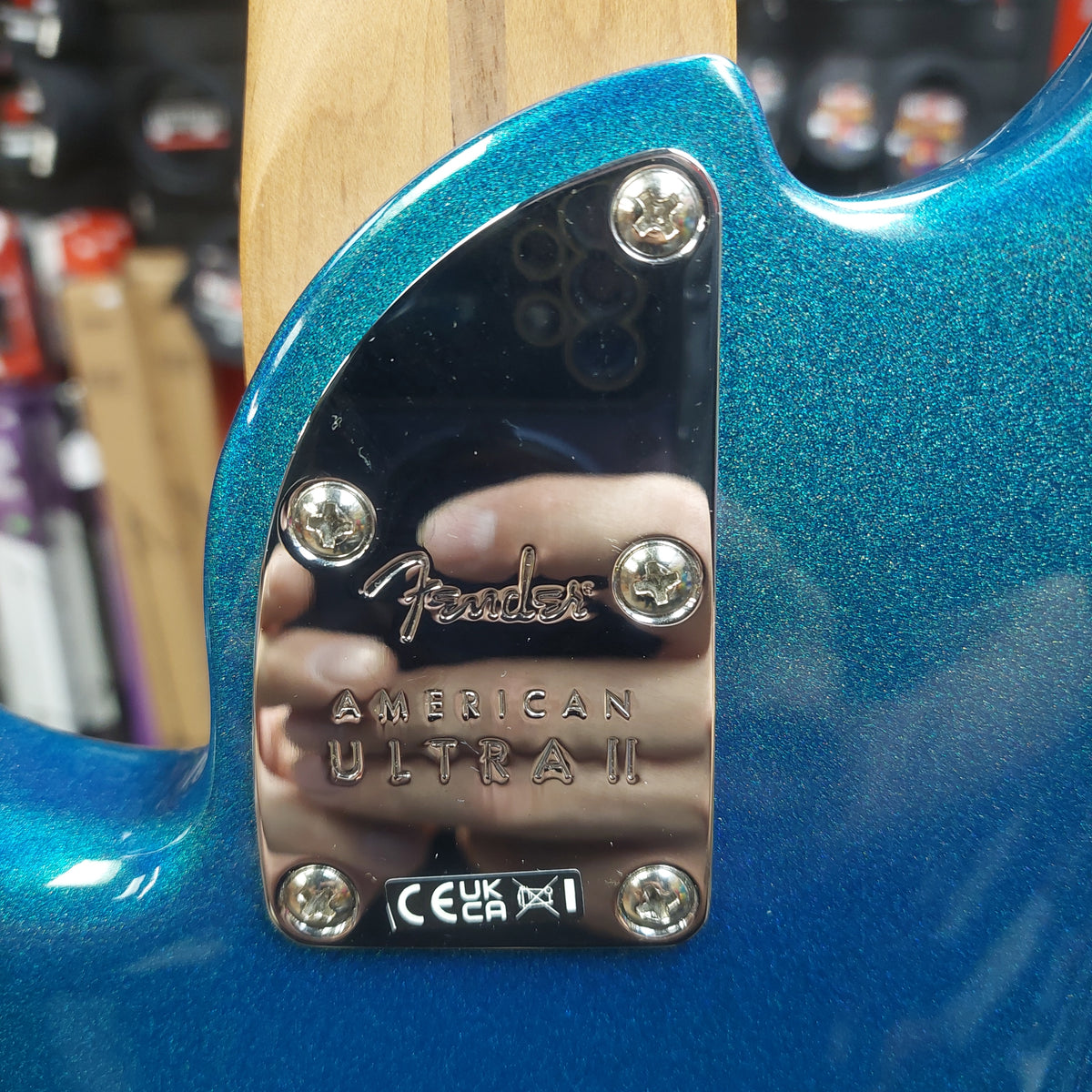 2025 Fender Limited Edition American Ultra II Precision Bass, Roasted Maple Fingerboard - Aurora SN# US25028621 "No Case Included"