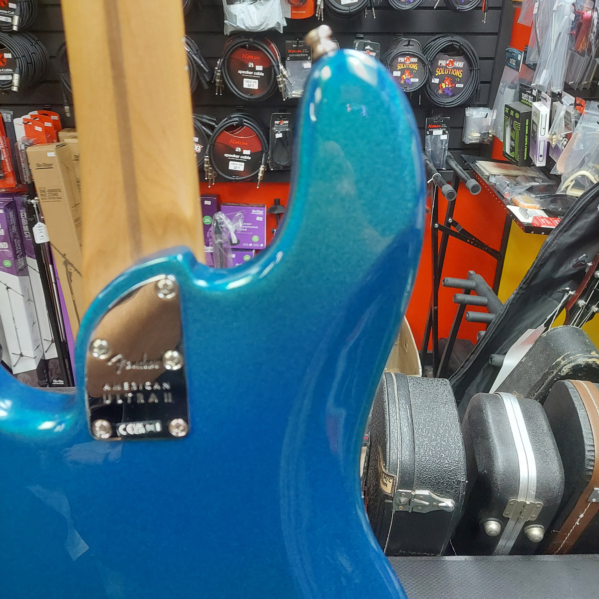 2025 Fender Limited Edition American Ultra II Precision Bass, Roasted Maple Fingerboard - Aurora SN# US25028621 "No Case Included"
