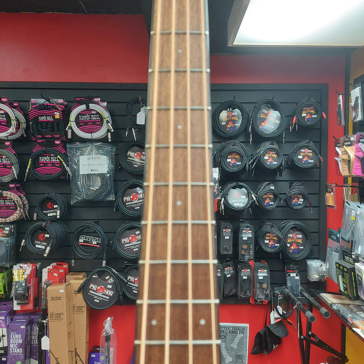 2023 Fender CB60SCE Acoustic/Electric 4-String Bass Guitar, Walnut Fingerboard - Natural  SN# IWA2341173