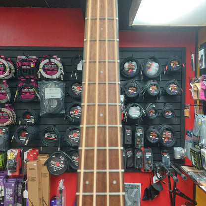 2023 Fender CB60SCE Acoustic/Electric 4-String Bass Guitar, Walnut Fingerboard - Natural  SN# IWA2341173