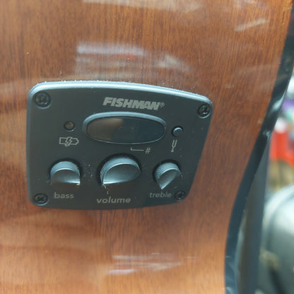 2023 Fender CB60SCE Acoustic/Electric 4-String Bass Guitar, Walnut Fingerboard - Natural  SN# IWA2341173
