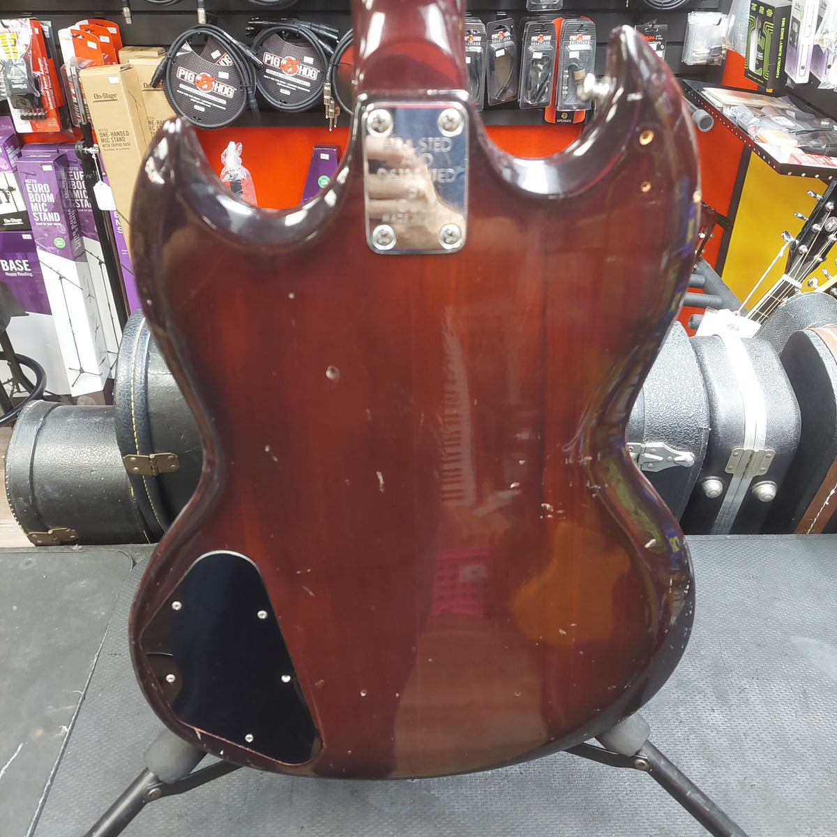 1970's Madeira Bass Guitar - Red  (USED) "Made In Japan"