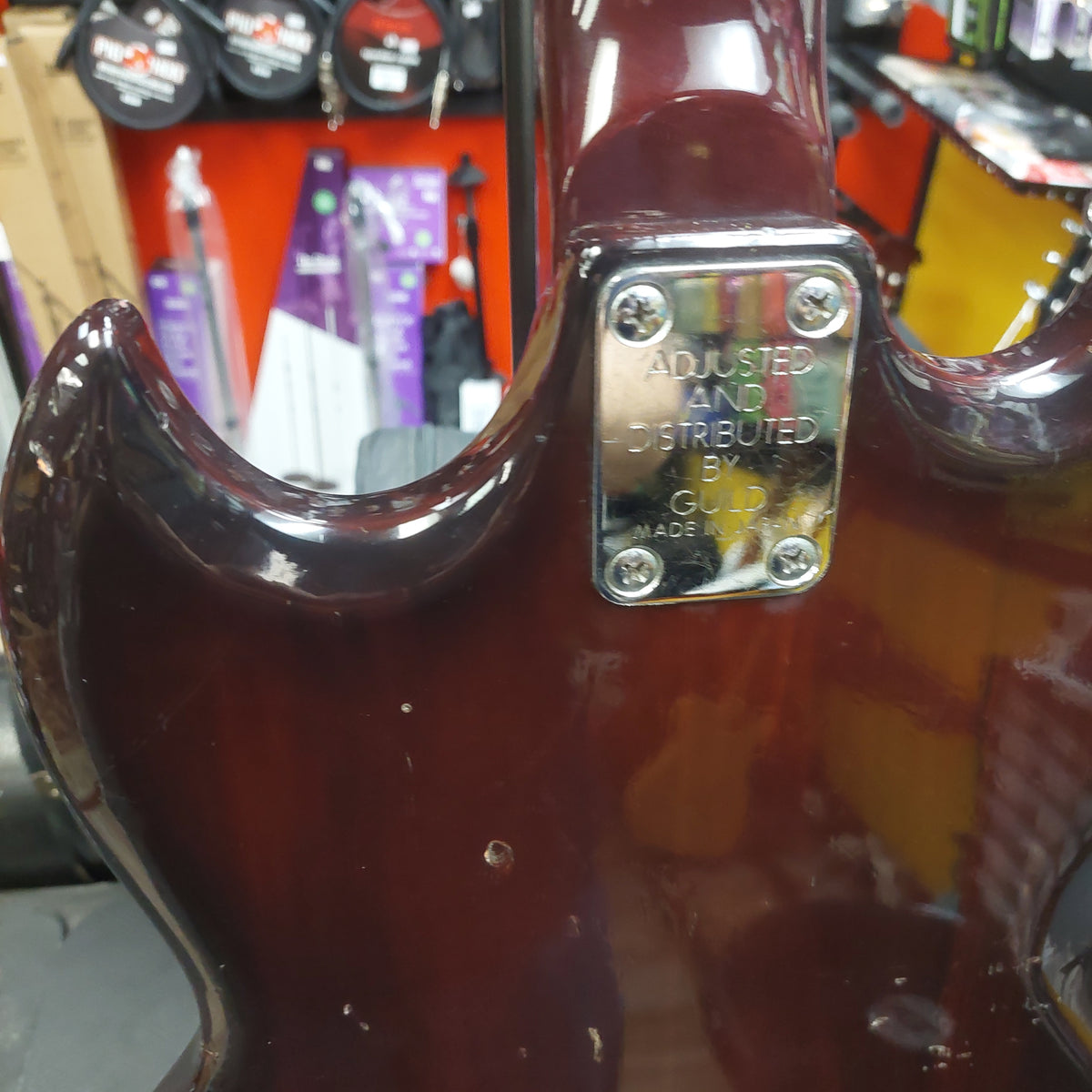 1970's Madeira Bass Guitar - Red  (USED) "Made In Japan"