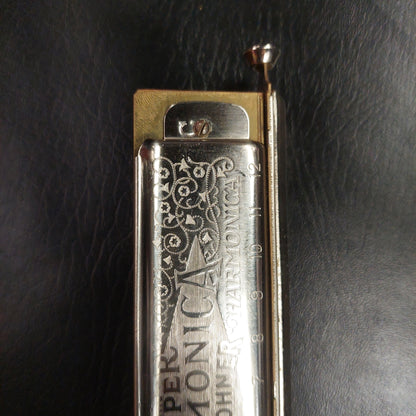 Vintage Hohner The Super Chromonica 12-Hole Chromatic Harmonica Key Of C (USED) "Made In Germany"