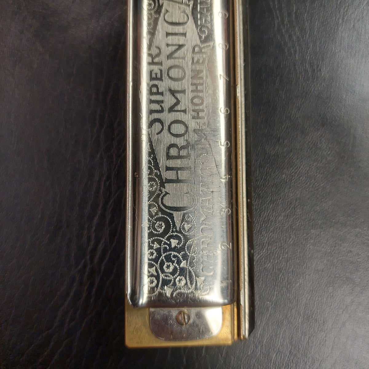 Vintage Hohner The Super Chromonica 12-Hole Chromatic Harmonica Key Of C (USED) "Made In Germany"