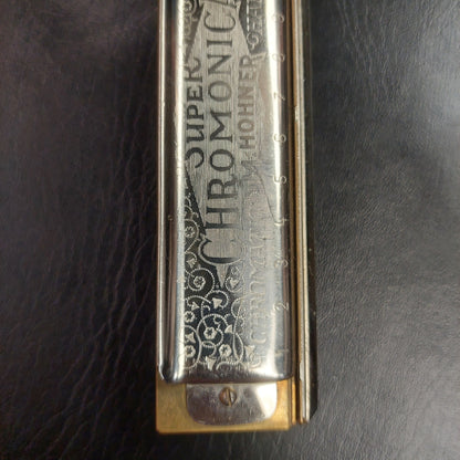 Vintage Hohner The Super Chromonica 12-Hole Chromatic Harmonica Key Of C (USED) "Made In Germany"