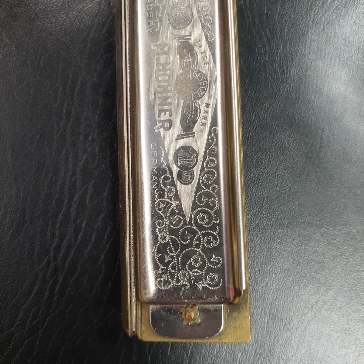 Vintage Hohner The Super Chromonica 12-Hole Chromatic Harmonica Key Of C (USED) "Made In Germany"