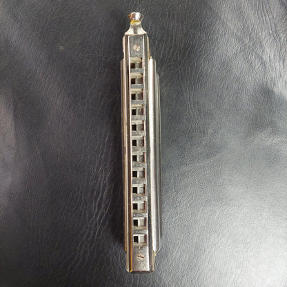 Vintage Hohner The Super Chromonica 12-Hole Chromatic Harmonica Key Of C (USED) "Made In Germany"