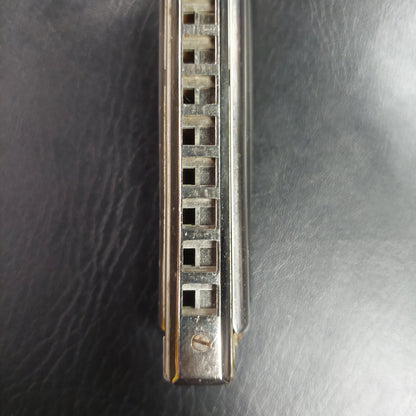 Vintage Hohner The Super Chromonica 12-Hole Chromatic Harmonica Key Of C (USED) "Made In Germany"