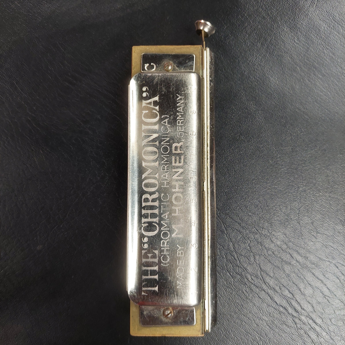Vintage Hohner The Chromonica 10-Hole Chromatic Harmonica Key Of C (USED) "Made In Germany"
