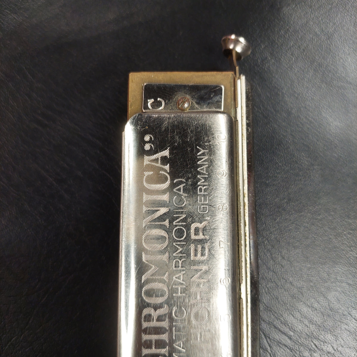 Vintage Hohner The Chromonica 10-Hole Chromatic Harmonica Key Of C (USED) "Made In Germany"