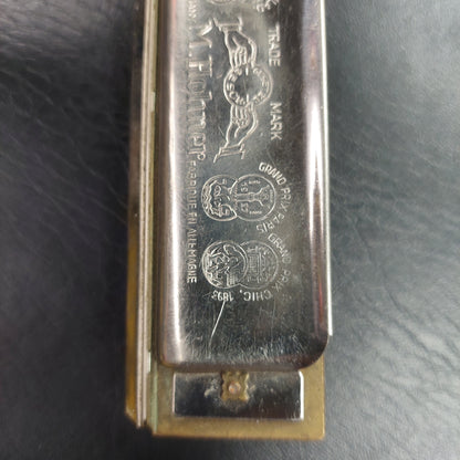 Vintage Hohner The Chromonica 10-Hole Chromatic Harmonica Key Of C (USED) "Made In Germany"