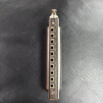 Vintage Hohner The Chromonica 10-Hole Chromatic Harmonica Key Of C (USED) "Made In Germany"