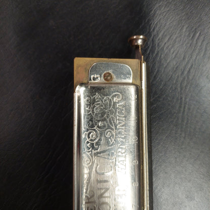 Vintage Hohner The Super Chromonica 12-Hole Chromatic Harmonica Key Of G (USED) "Made In Germany