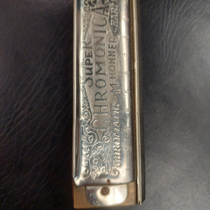 Vintage Hohner The Super Chromonica 12-Hole Chromatic Harmonica Key Of G (USED) "Made In Germany