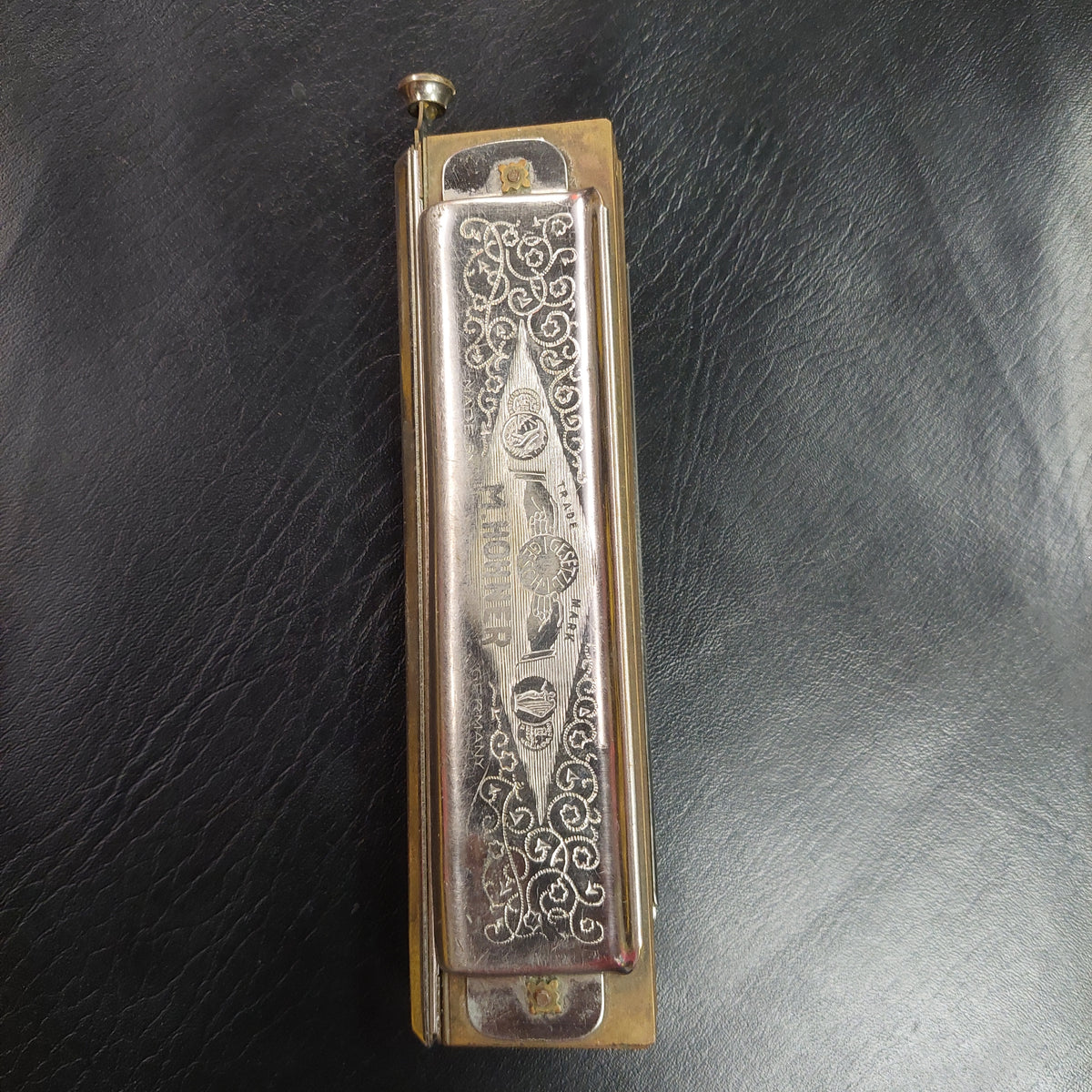 Vintage Hohner The Super Chromonica 12-Hole Chromatic Harmonica Key Of G (USED) "Made In Germany