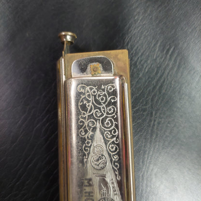 Vintage Hohner The Super Chromonica 12-Hole Chromatic Harmonica Key Of G (USED) "Made In Germany