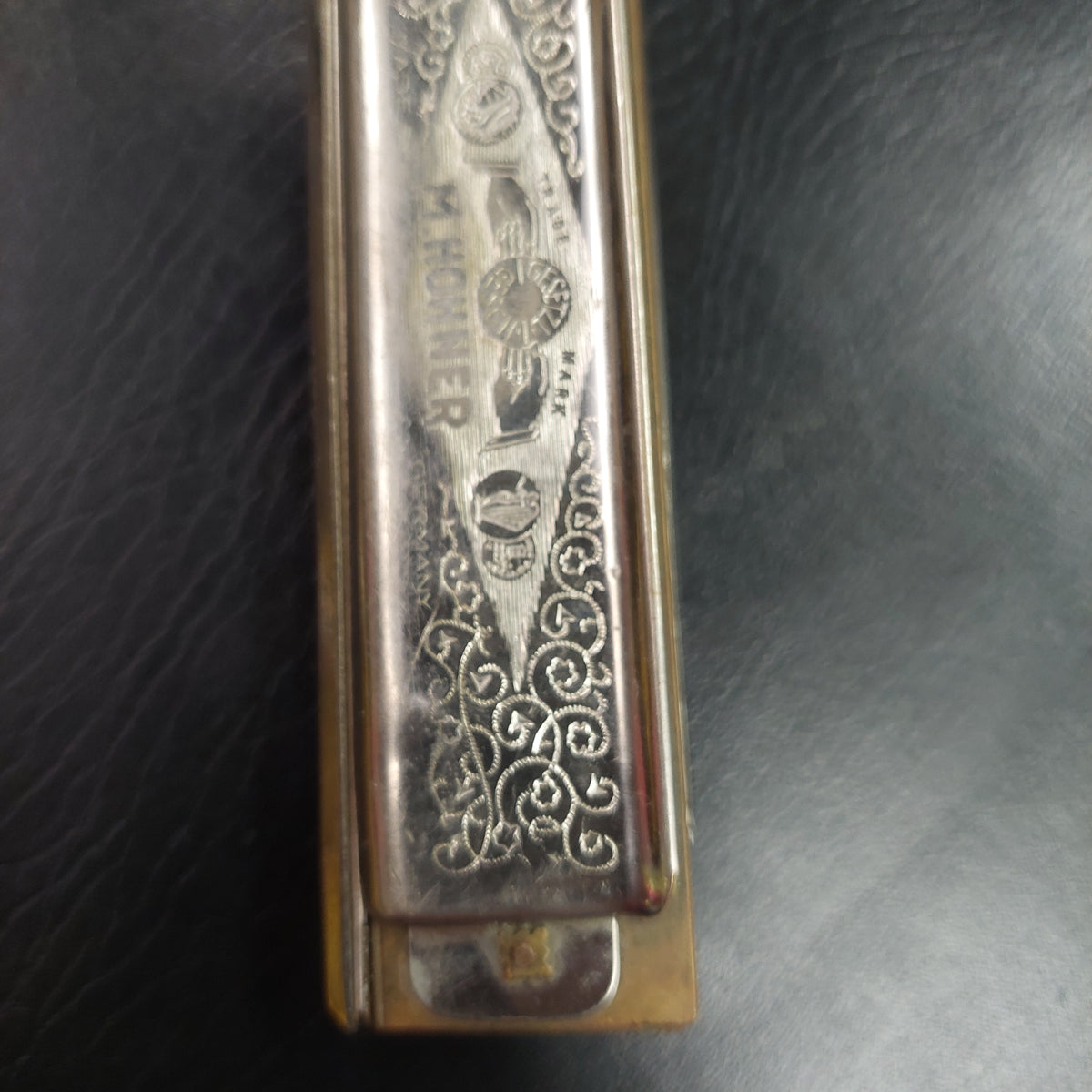 Vintage Hohner The Super Chromonica 12-Hole Chromatic Harmonica Key Of G (USED) "Made In Germany